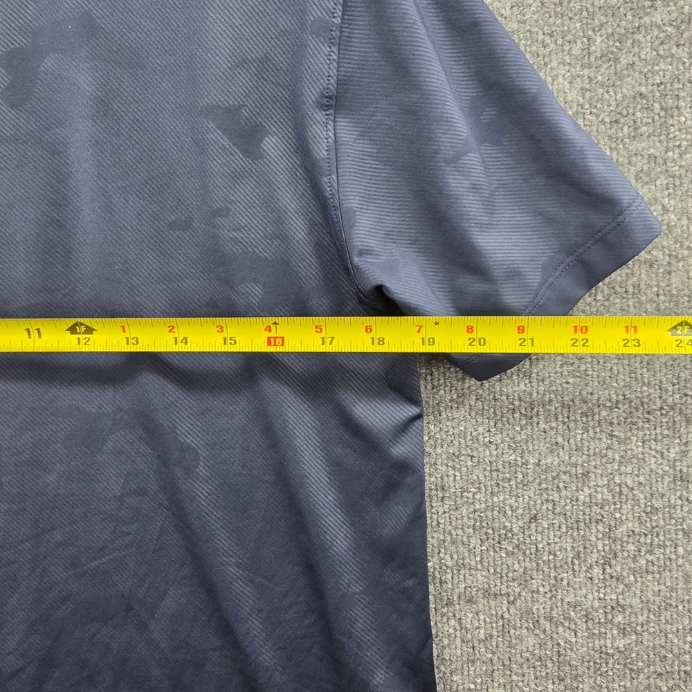 G/FORE‎ Men's Camo Golf Polo Shirt Large Blue Short Sleeve Performance Top - Picture 6 of 7
